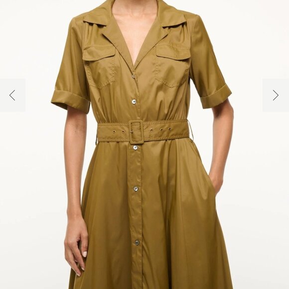 STAUD Mille Dress - Caper NWOT - Picture 5 of 13